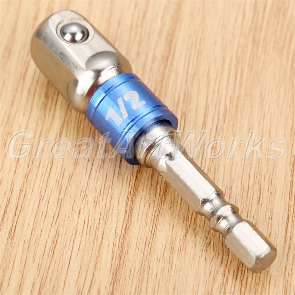Durable 3pcs Socket Bit Adapter Drill Set Hex Shank Impact Drill Bit Driver Tool eBay