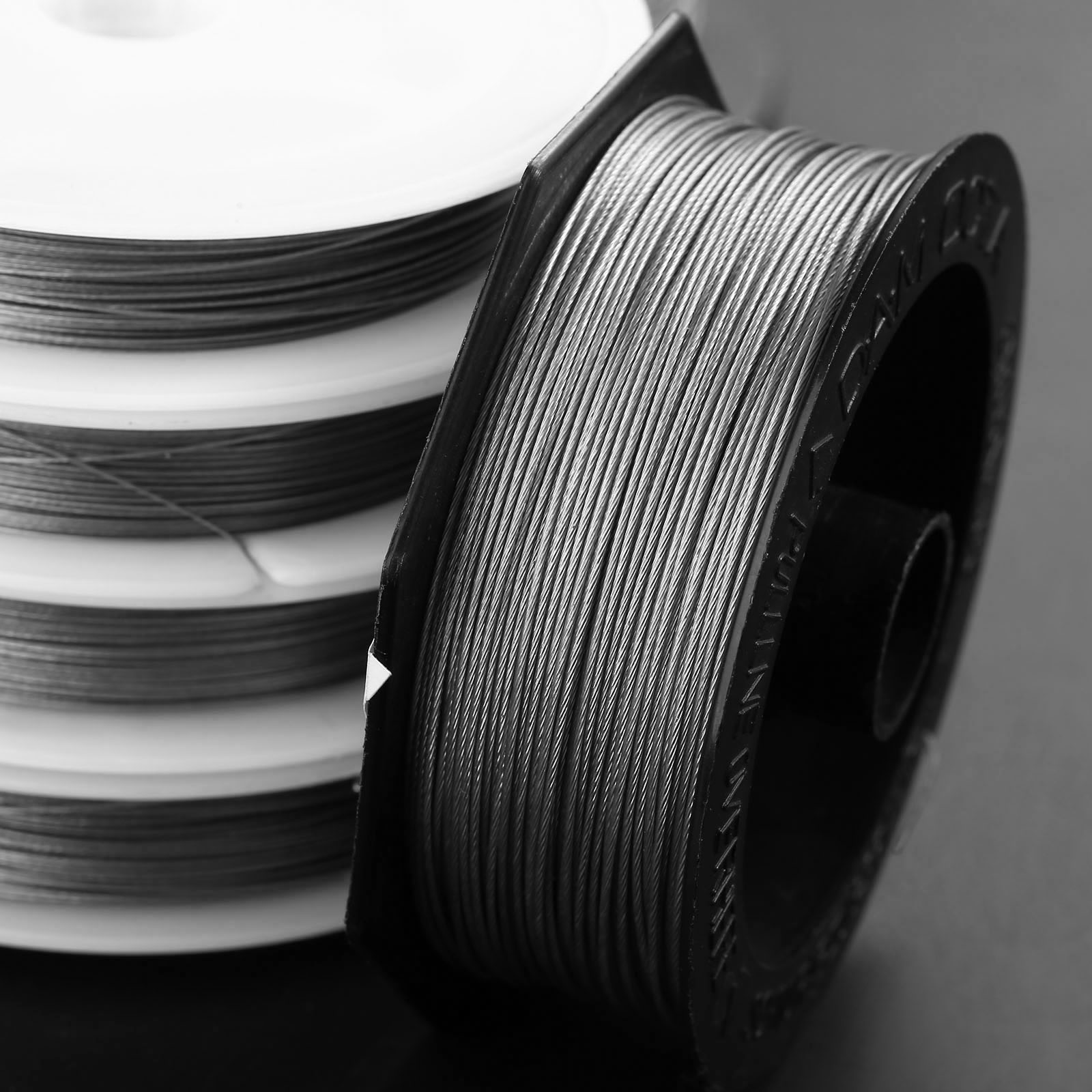 Strength Braided 7 Strands Stainless Steel Wire Fishing Line 50M Dia 0